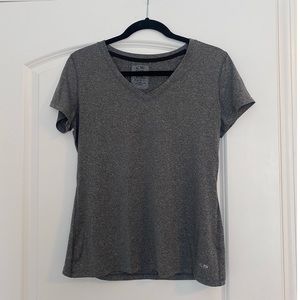 Champion Duo Dry Womens Vneck Workout Shirt Large